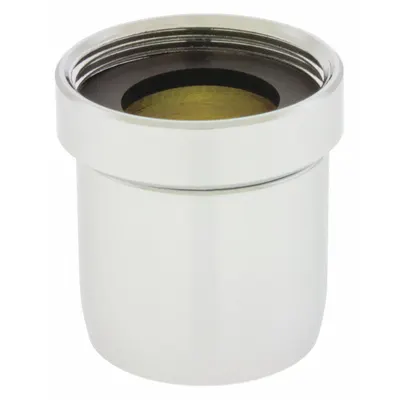 NEOPERL Outlet: 2.2 gpm Flow Rate, Laminar Flow Outlet, Brass, Chrome Finish - Faucet Aerators & Outlets