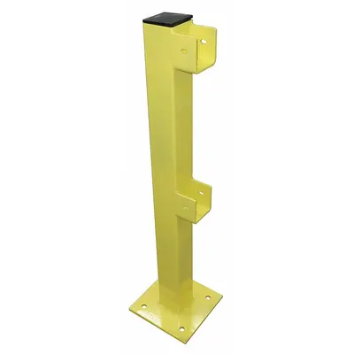 OEM End Post: 4 in Post Wd - Lift-Out Guardrail Posts