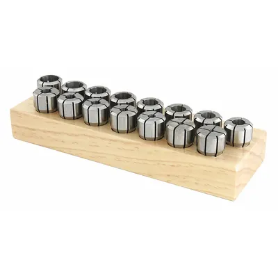 TECHNIKS Collet Set: DA180, 1/8 in to 3/4 in Collet Size Range - DA Collet Sets