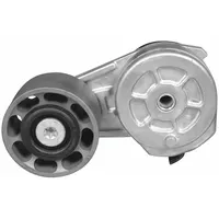 The DAYCO 89434 is a heavy-duty self-adjusting belt tensioner with a single pulley. It maintains proper tension in vehicle accessory belt systems, reducing slippage and wear. Suitable for demanding automotive and industrial engine applications