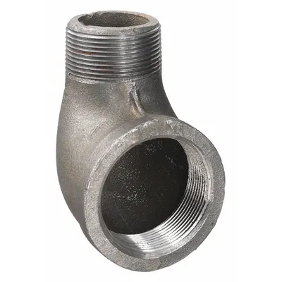 ANVIL Metal Pipe Elbow: 1 1/2 in x 1 1/4 in, Threaded x Threaded, Class 150, 300 psi @ 150° F - Medium-Pressure Threaded Pipe Fittings