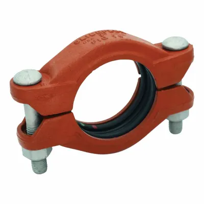 GRUVLOK Grooved Pipe Coupling, 2 in, EPDM Seal, 1000 psi, Ductile Iron - Grooved Pipe Couplings