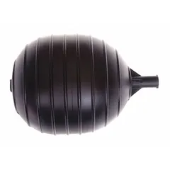 This polypropylene float ball features a 1/4"-20 IPS internal thread for mounting. It is used for liquid level sensing in tanks and reservoirs, offering corrosion resistance in water and process fluid applications.