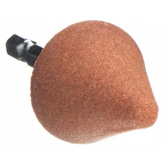 Aluminum Oxide Abrasive Point, Cone, 1-1/4 in Head Width, 1-1/4 in Head Length, Single Piece