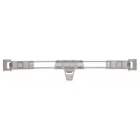 METRO Stackable Shelf Ledge: 3 7/8 in x 1 5/16 in, Front to Back, 1 Dividers/Ledges, Taupe, MQL24-2S
