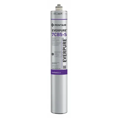 PENTAIR/EVERPURE Quick-Connect Water Filter: 5 micron, 2.5 gpm - Quick-Connect Ice Machine & Refrigerator Water Filters