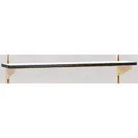 PRO-LINE Shelf Riser: 60 in Overall Wd, 12 in Overall Dp, Beige, Plastic, Includes Mounting Hardware (MPN CSPL1260P)