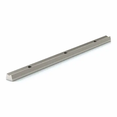 PBC LINEAR LSRM25PD-0600-SL Pre-Drilled Low Profile Linear Shaft - Pre-Drilled Low Profile Linear Shaft Support Rails