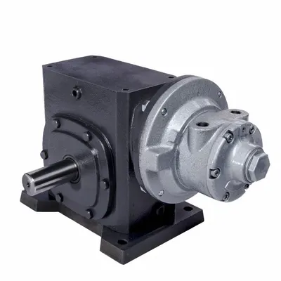 GAST 4AM-70C-CB20 Rotary Vane Air Gearmotor, 480 in-lb Torque @ Max Pressure - Rotary Vane Air Gearmotors