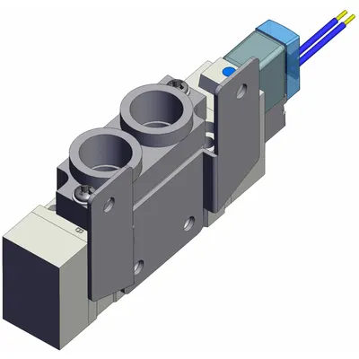 SMC SY7120-5H-02N-F2 SY7000 Series Single Solenoid Directional - SMC SY Series Directional Control Valves