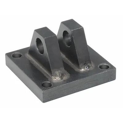 SPEEDAIRE Cylinder Mounting Hardware: Clevis Bracket, Clevis, Fits 4 in_3 1/4 in Bore Dia - Wall Mounting Hardware