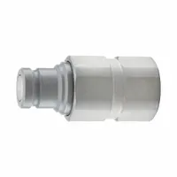 PARKER Nose Piece Assembly Coupling: 3/8 in Coupling Size, Steel, 6 g/min Max. Flow Rate, Female UNF (MPN FEM-372-8FO)