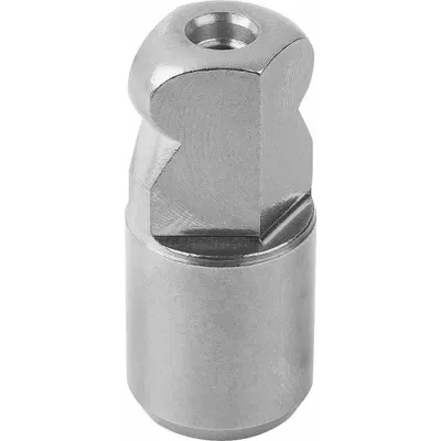 KIPP Locating Pin w/Ball End: Ball End, Stainless Steel, 14 mm Shank Outside Dia - Ball-End Locating Pins