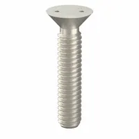 Tamper Resistant Screw: 1/4"-20 Thread Size, 1 1/4 in Lg, Stainless Steel, Plain, Flat, 25 PK (MPN 122020)