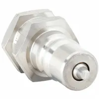 This PARKER ISO B Series hydraulic quick-connect coupling plug features a 1 in coupling size with a female O-ring boss (ORB) connection and 1-5/16"-12 thread. Constructed from 303 stainless steel with a nitrile seal, it is used in hydraulic systems for tool-free connection and disconnection of lines under pressure, suitable for industrial and mobile equipment applications