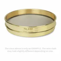 ADVANTECH Standard Stainless Steel Cloth Test Sieve: Stainless Steel, 8 in Outside Dia, 1 5/8 in Ht (MPN 7BS8H)