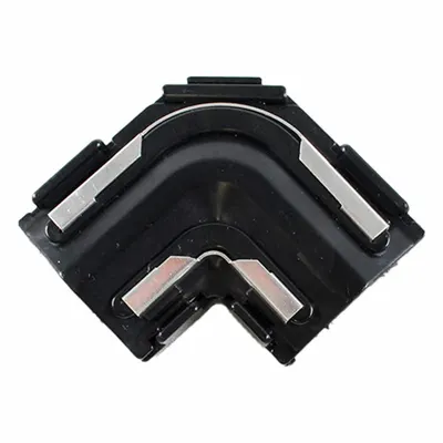 BIRD BARRIER BS-Q07 Flex Track Corner Connector, 10 Pack - Bird Control Slide Connectors