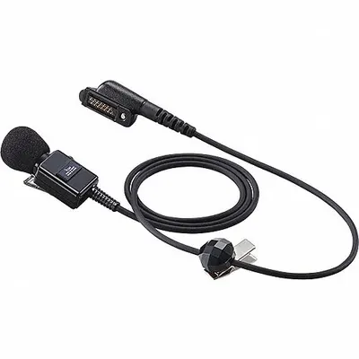 ICOM Tie-Clip Microphone: Fits Icom, For F52D/F62D/IP730D/IP740D Series, 2.5 mm Jack - ICOM-Compatible Microphones & Speakers