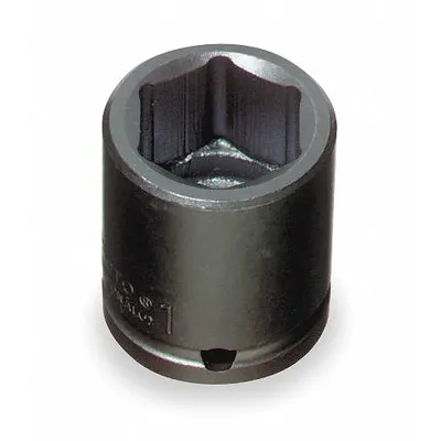 PROTO Impact Socket: 3/4 in Drive Size, SAE, 1 in Socket Size, 6-Point, Std - 3/4" Drive Impact Sockets