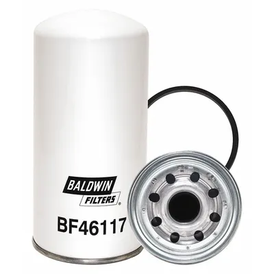 BALDWIN FILTERS Fuel Filter: Spin-On, 4 3/8 in Outside Dia, M32 x 1.50 Thread Size, Paper - Spin-On Fuel Filters