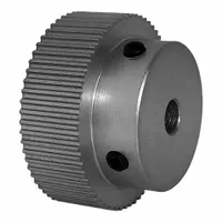 DAYTON Timing Pulley: Modified Curvilinear, Fixed, For GT Timing Belt Section, For 9 mm Belt Wd (MPN 62-2P09M6A6)