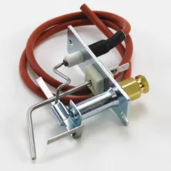 This REZNOR natural gas pilot is a replacement component for gas-fired heating equipment. It provides a flame source to ignite the main burner in HVACR systems. Suitable for use in commercial and industrial heating applications.
