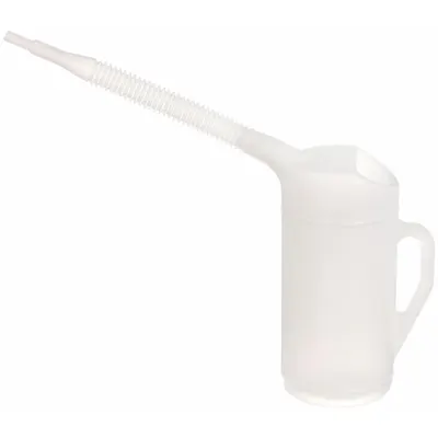 FUNNEL KING Measuring Container: 3 qt Fluid Capacity, 5 in Overall Dia, 9 1/2 in Overall Ht - Measuring Containers with Pour Spout