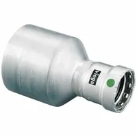VIEGA MEGAPRESS Crimp Fitting: 2 in Pipe x 4 in Pipe Size, FTG x FTG, EPDM, 200 psi Max Op Pressure (MPN 90690)