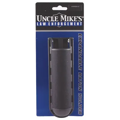 UNCLE MIKES UNCLE MIKE'S Baton Holder: Black, Nylon - Duty Equipment Pouches