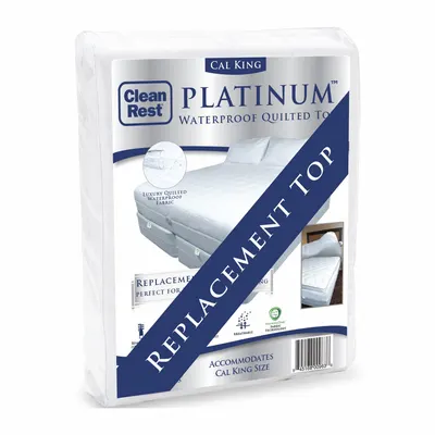 CLEANREST Mattress Pad, California King, Zipper Grip - Mattress Pads