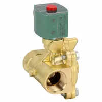 REDHAT Solenoid Valve: 2-Way, Normally Closed, 1 in Pipe Size, 110V AC/120V AC, Diaphragm and Piston (MPN 8220G411)