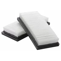 Standard dry-pickup cloth filter for Nilfisk canister vacuums. Captures dry dust and debris in industrial cleaning applications such as manufacturing and facility maintenance