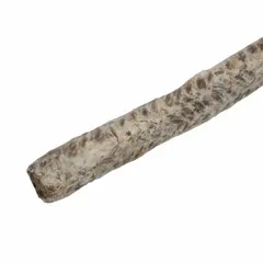 APPROVED VENDOR Rope-Style Compression Packing, Flax with PTFE Lubricant, 1/2 in x 25 ft