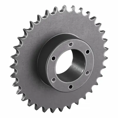 TRITAN Sprocket: For 50 Chain, 35 Teeth, 6.972 in Pitch Dia, 7.32 in Outside Dia - Size 50 Bushed-Bore Roller Chain Sprockets