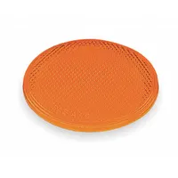 Reflector: Round, Amber, 2 in Overall Lg, 2 in Overall Wd (MPN 41003)