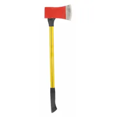General purpose axe with 6 lb steel head and 5 1/4 in cutting edge. Multi-component handle. Used for chopping, splitting, and shaping wood in forestry, construction, and landscaping.