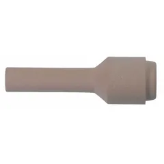 Standard Lava No. 3 Long nozzle for directing shielding gas and protecting the torch in MIG welding. Sold as a 10-pack for convenient replacement. Manufacturer part number 796F70.