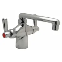 ZURN Laboratory Faucet: Faucet, Single-Post, For Cold Water/Hot Water Media, 2 Handles, Lever, Std (MPN Z826F1-XL)