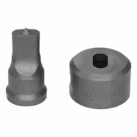 EDWARDS Oblong Punch & Die Set: Edwards, 55 ton_65 ton_100 ton_120 ton Compatible Ironworker Size (MPN ED9-DOB13/32X13/16)