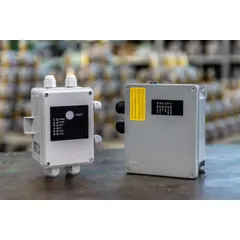Tightness check for gas trains. LD tightness control design, composed of automation shutoff valves, verifies the absence of inadmissible leaks in gas trains. The check can be started before igniting the gas burner or after it stops. This device is used in industrial firing processes and forced draught burners (when power exceeds 1200 kW, according to EN 746-2 and EN 676). LD1 is the basic version of the electronic control, driven by a dedicated microchip. LD-LDM upgraded versions include electronic control integrated with optional pressure switches, auxiliary valves, and metal housing.
