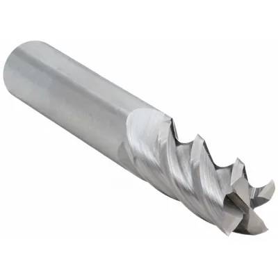 CLEVELAND Square End Mill: Carbide, 4 Flute, 7/16" Mill Dia, 5/8" LOC, 2-1/2" OAL (MPN C60035) - Fast-Cutting Carbide Square End Mills