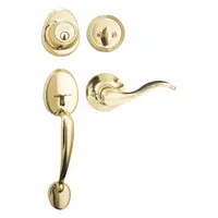 MASTER LOCK Door Lockset: Office Lever Locksets, Brass (MPN HDLWLLH0603KA4WK)