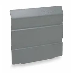 This drawer divider is designed for use in VIDMAR modular drawer cabinets. It fits drawers with a 3-inch width/depth and 2 7/8-inch height, creating separate compartments for organizing small parts such as tools, fasteners, or components. The divider has an overall height of 2 7/8 inches and is suitable for industrial storage applications.