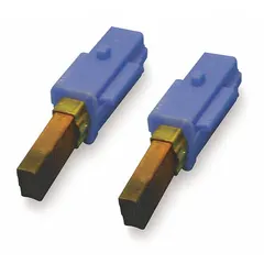 Replacement brush set for AMETEK LAMB motors. Used to maintain or restore performance in industrial vacuum systems, floor care equipment, and material handling machinery where reliable brush contact is critical for motor commutation and longevity.
