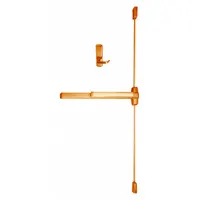 VON DUPRIN Surface Vertical Rod: 4 ft Max Door Wd, Bronze (MPN 9927DT 4 US10)
