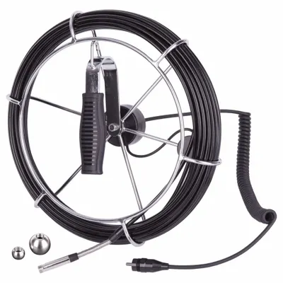 REED INSTRUMENTS Cam and Cable: R8500, R8500, REED, Camera Head, 20 m Shaft Lg - Reed Instruments Borescope Accessories