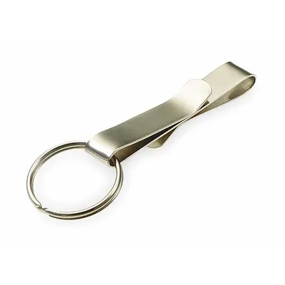 LUCKY LINE PRODUCTS Belt Key Clip, Steel, Gray, 3 in H, 1/2 in W - Belt Key Clips & Carabiners