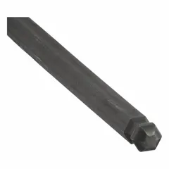 Ball end hex screwdriver with 4.0 mm tip size and 5 in overall length. Made from alloy steel. Standard length design allows driving hex socket fasteners at an angle for access in confined spaces.