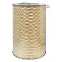 Round/oval engine air filter with axial seal. Inside diameter of 29/32 in. Designed for use in Terex/Terex Advance vehicles. Traps airborne contaminants to protect engine in heavy-duty applications