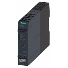 Reversing starter with electronic overload protection for three-phase motors. Rated 2 A with 24V DC control voltage. Includes LED status indicator and 1NO/1NC auxiliary contacts. Suitable for forward/reverse motor control in industrial applications such as conveyors and pumps.